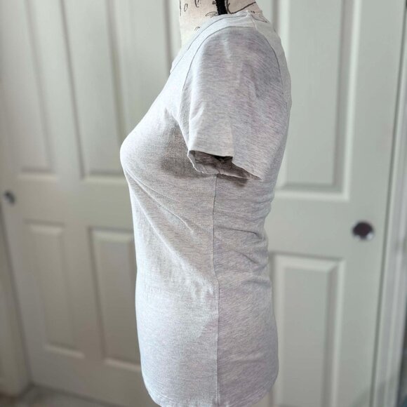 Women's Light Grey Banana Republic (in Rose Gold) Short-Sleeve Top - Picture 5 of 6